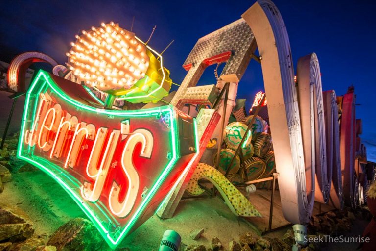 Neon Museum in Las Vegas at Night - Through My Lens