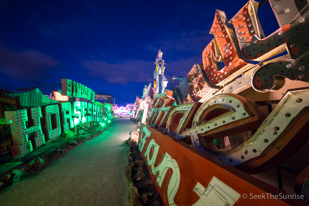 Neon Museum in Las Vegas at Night - Through My Lens